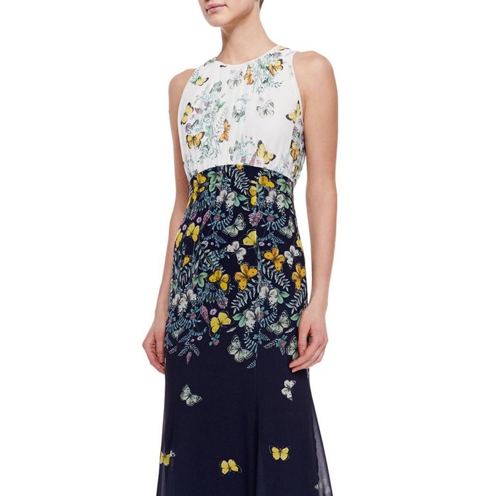 Erin Fetherston Butterfly Silk Maxi Dress